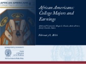 African Americans: College Majors a...